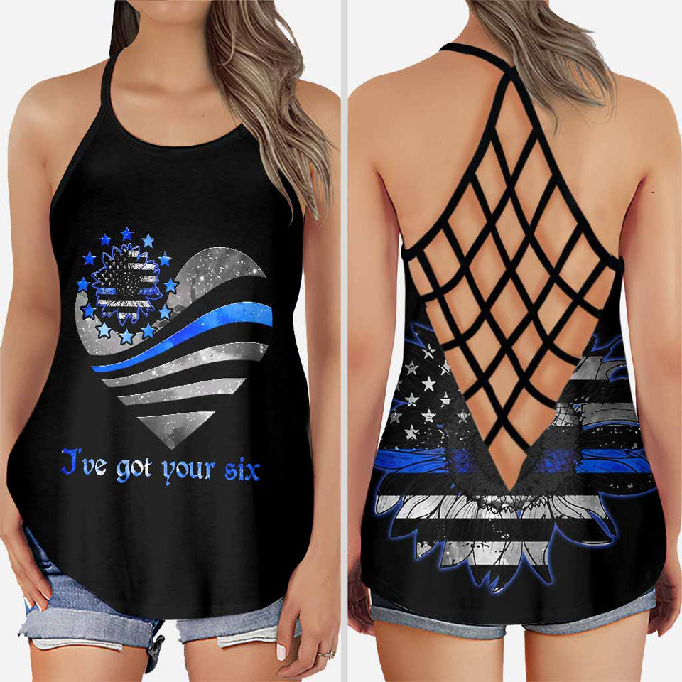 I've Got Your Six - Police Cross Tank Top