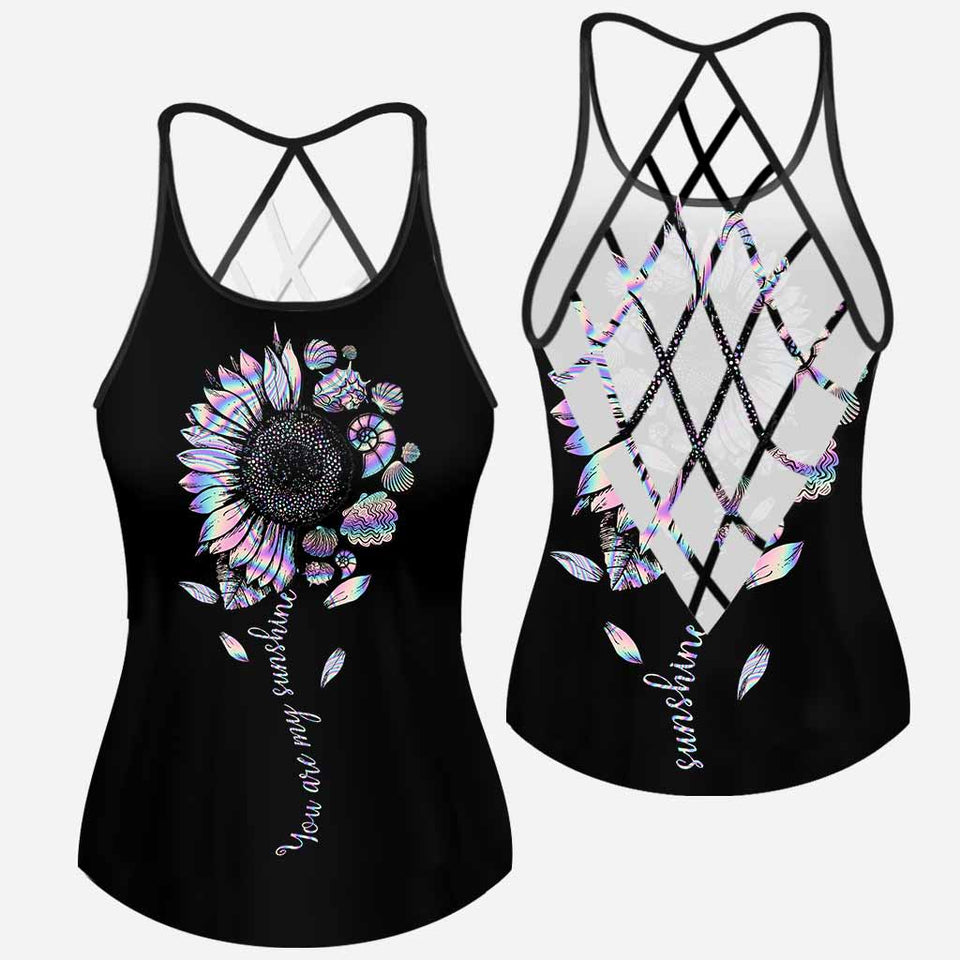 You are my sunshine - Sea Lover Cross Tank Top