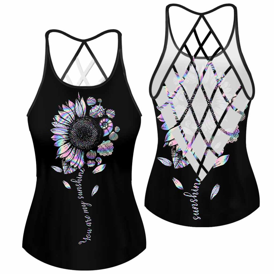 You are my sunshine - Sea Lover Cross Tank Top