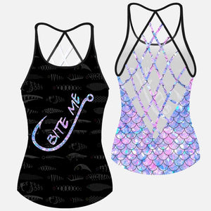 Bite Me - Fishing Cross Tank Top