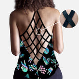 Best Things In Life - Racing Cross Tank Top and Leggings