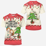 Bend Over And I Will Show You - Personalized Couple All Over Shirt
