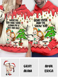 Bend Over And I Will Show You - Personalized Couple All Over Shirt