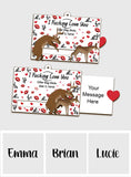 I Love You - Personalized Hunting Sliding Ornament