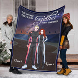 Races Together Stays Together - Personalized Racing Blanket