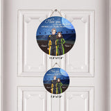 You & Me We Got This - Personalized Racing Round Wood Sign