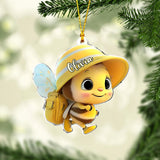Cute Baby Bee - Personalized Kid Ornament