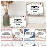 Funny Office Humor, Work Swear Affirmations - Personalized Colleague Wall Calendar & Desk Calendar