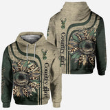 Country Girl - Personalized Hunting Hoodie and Leggings