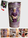 Custom Any Photo, Any Title - Personalized Grandma Tumbler
