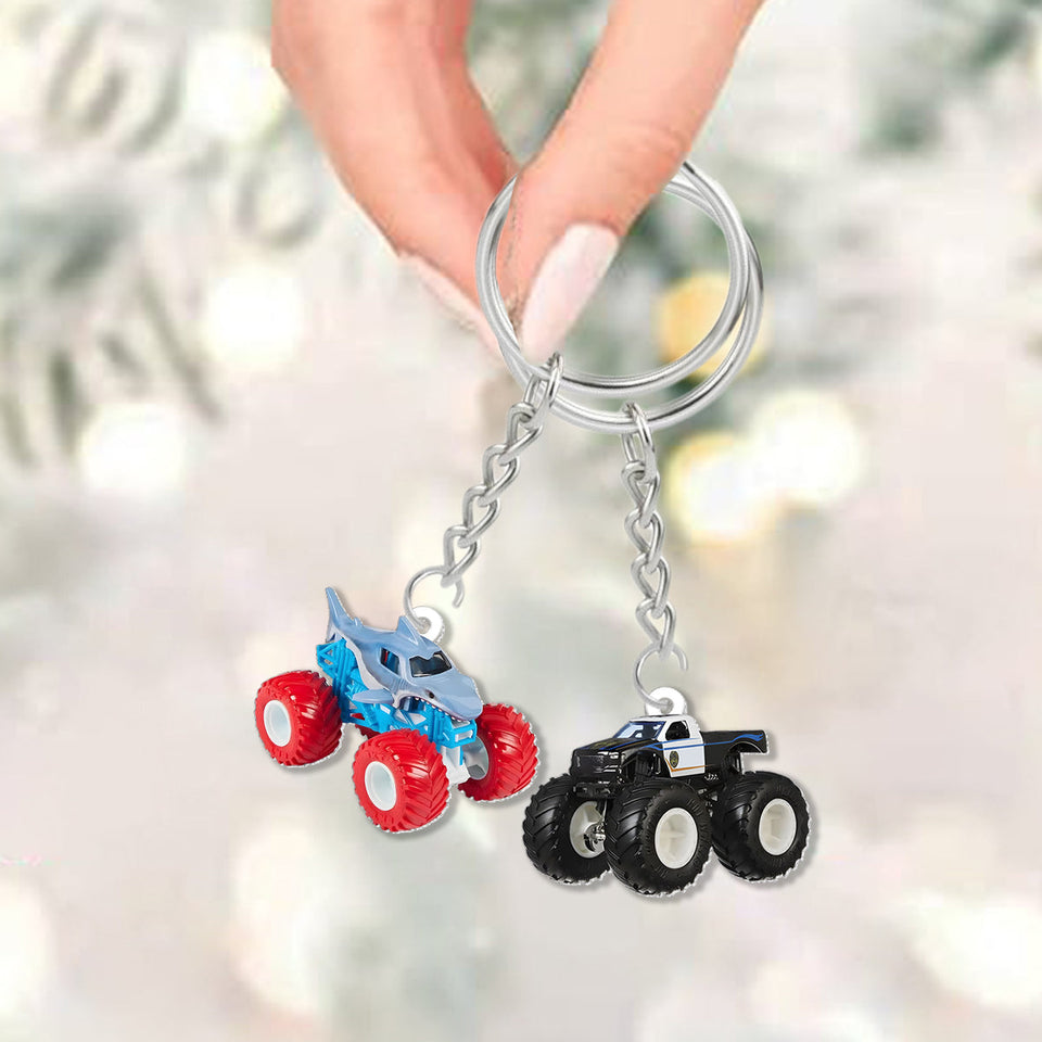 Monster Crusher - Personalized Kid Advent Calendar With Ornaments
