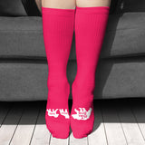 Mama Bear And Her Cubs With Any Kid Nam - Personalized Mother Socks