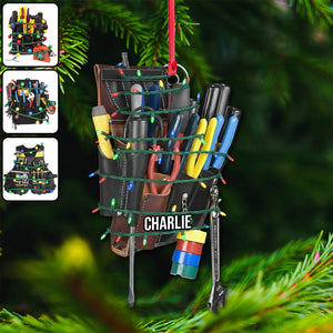 Gift For Lineman Dad, Husband, Son... - Personalized Lineman Ornament