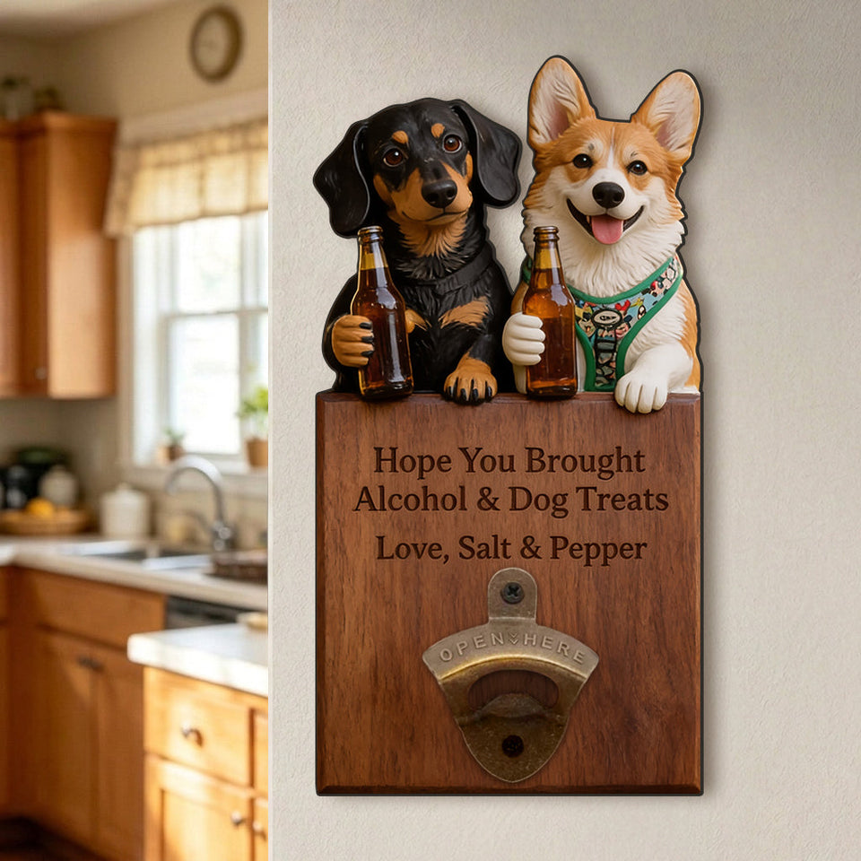 Cheers & Treats - Personalized Beer Wall Bottle Opener