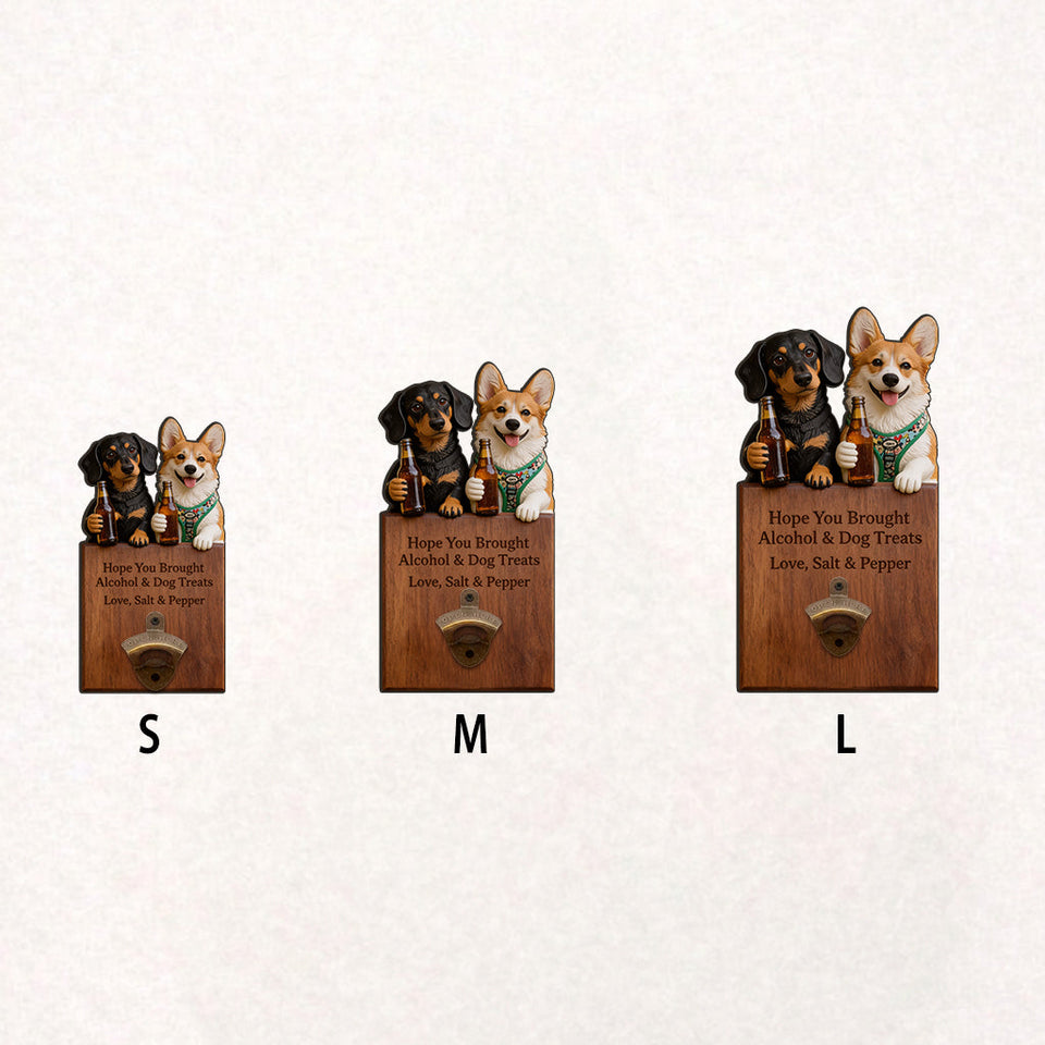 Cheers & Treats - Personalized Beer Wall Bottle Opener