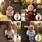 Always With You - Personalized Memorial Plush Keychain