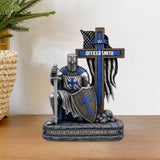 Man Of God - Personalized Police Officer Custom Shaped Acrylic Plaque