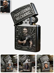 Garage Boss - Gift For Husband, For Father - Personalized Mechanic Lighter