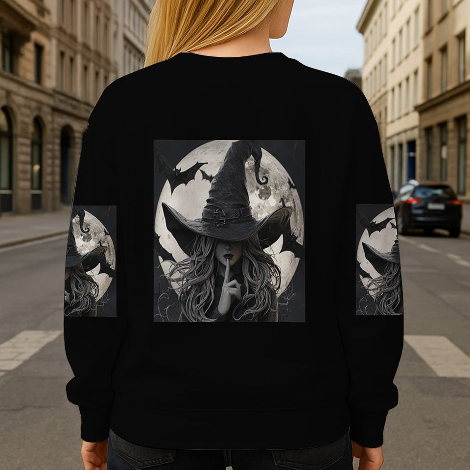 A Wee Bit Wicked - Personalized Witch All Over Shirt