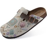Crocheting Makes Me Happy - Personalized Crocheting Clogs With Arch Support
