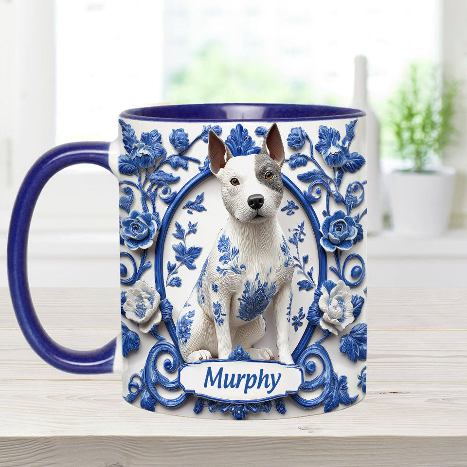Cute Pitbull - Personalized Dog Accent Mug