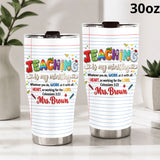 Teaching Is My Ministry - Personalized Teacher Tumbler