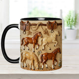 Love Horse - Personalized Horse Accent Mug