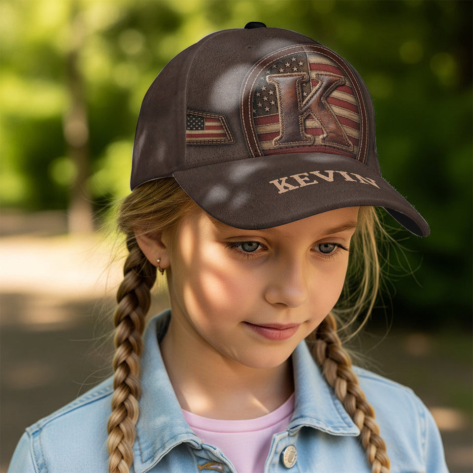 Initial Gift For Him, Husband, Dad... - Personalized Classic Cap