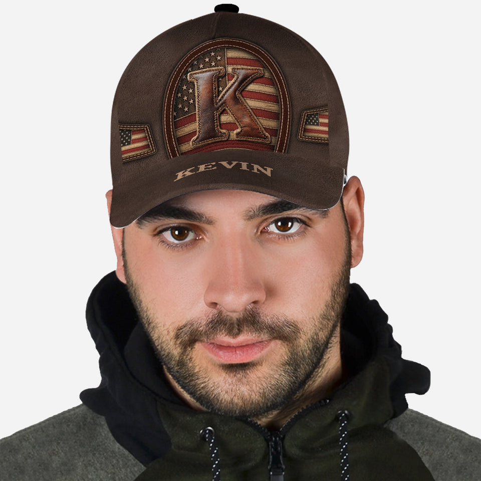 Initial Gift For Him, Husband, Dad... - Personalized Classic Cap