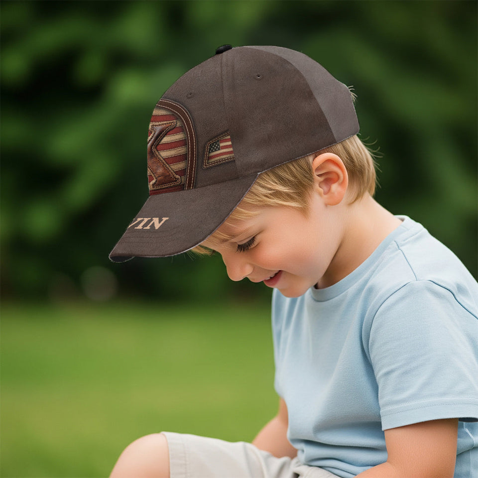 Initial Gift For Him, Husband, Dad... - Personalized Classic Cap
