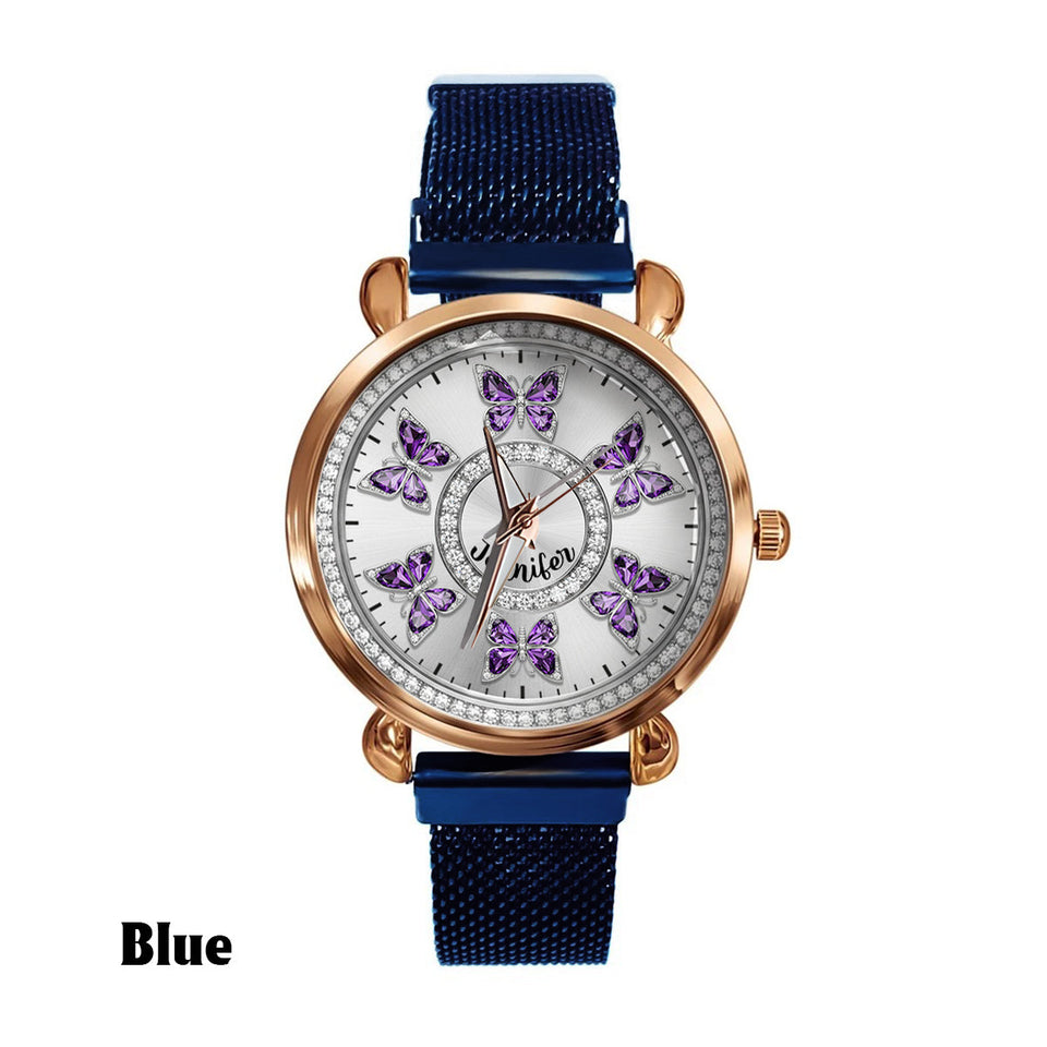 Love Butterflies - Personalized Butterfly Women Hand Watch