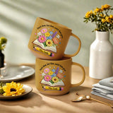 Teacher Gifts Boho Kraft - Personalized Teacher Printed Pottery Mug