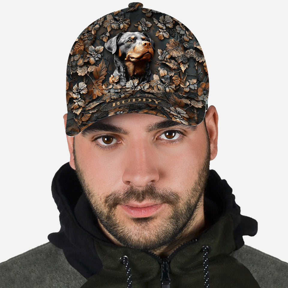 Home Is Where My Rottweiler Is - Personalized Dog Classic Cap
