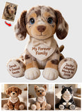My Forever Family - Personalized Dog Premium Faux Fur Pillow