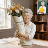 Thanks For Helping Me Grow - Personalized Teacher Acrylic Pot