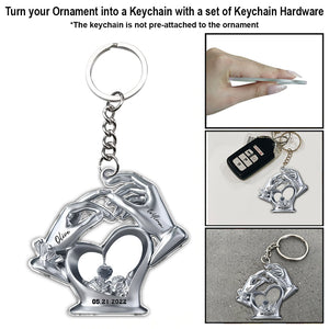 Anniversary Gifts For Couple - Personalized Couple Ornament