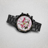 Elegant Flamingo - Personalized Flamingo Hand Watch