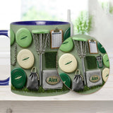 Love Disc Golf - Personalized Disc Golf Accent Mug & Coaster