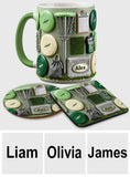 Love Disc Golf - Personalized Disc Golf Accent Mug & Coaster
