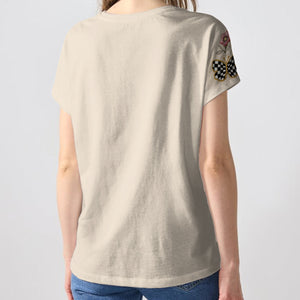 Love Butterfies - Personalized Butterfly Fully Printed V-Neck T-Shirt