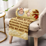 A Hug From Heaven, Memorial Gift - Personalized Memorial Blanket