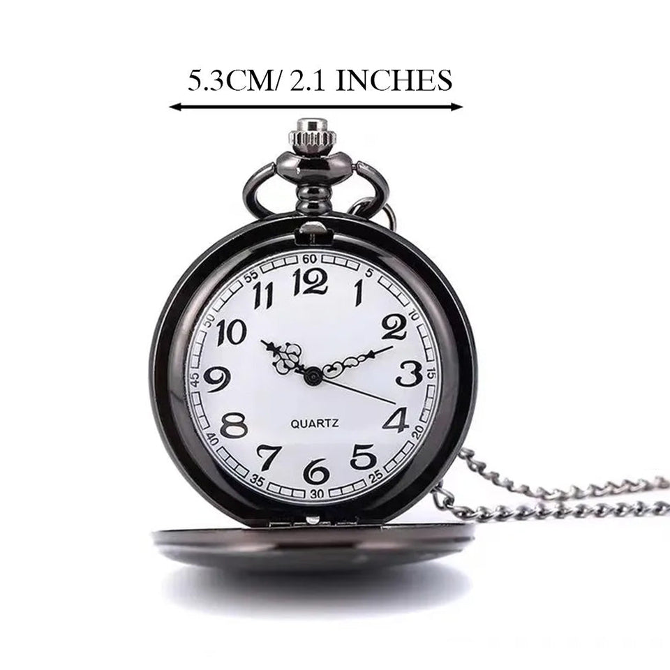 Love You Till The End Of Time - Personalized Couple Pocket Watch