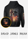 Skull Halloween - Personalized Skull All Over Shirt