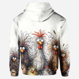 Cute Chicken - Personalized Chicken Hoodie and Leggings