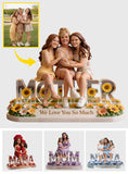 Custom Any Photo Perfect Gift For Mom, Grandma - Personalized Mother Custom Shaped Acrylic Plaque