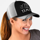 Dad The Man The Myth The Legend First Bump - Personalized Father Classic Cap