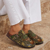 Deer Hunting, Tree Camo Pattern, Hunter Gifts - Personalized Hunting Clogs With Arch Support