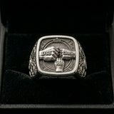 Best Dad Ever - Personalized Father Adjustable Shaped Ring
