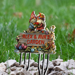 Our Beautiful Garden - Personalized Gardening Acrylic Plaque Stake