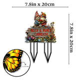 Our Beautiful Garden - Personalized Gardening Acrylic Plaque Stake
